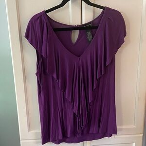 Cable & Gauge Purple Women's Blouse